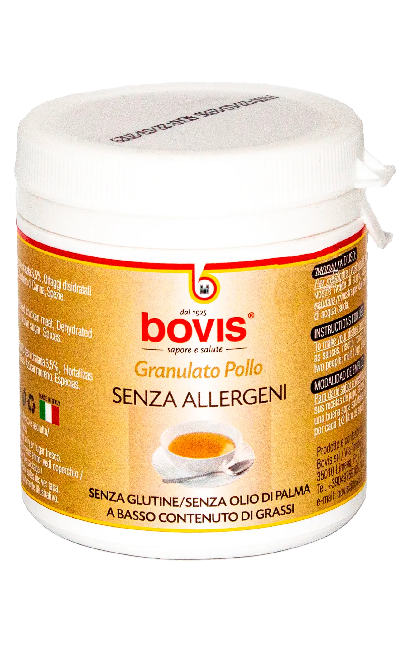 Бульон куриный без аллергенов BOVIS, 90 г
