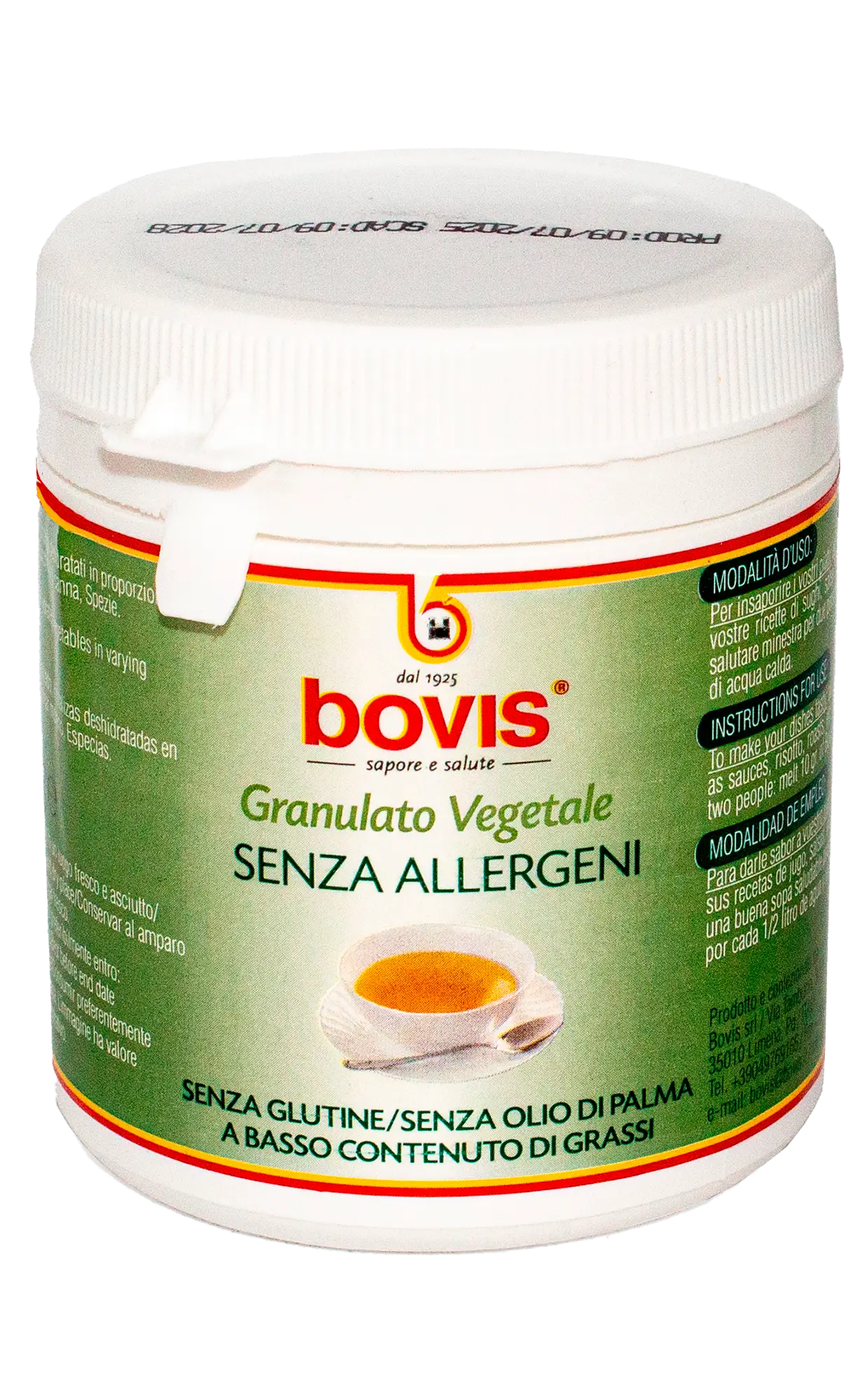 Бульон овощной без аллергенов BOVIS, 90 г
